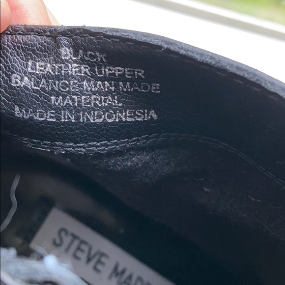 Steve Madden Suede Leather Booties - Picture 3 of 5